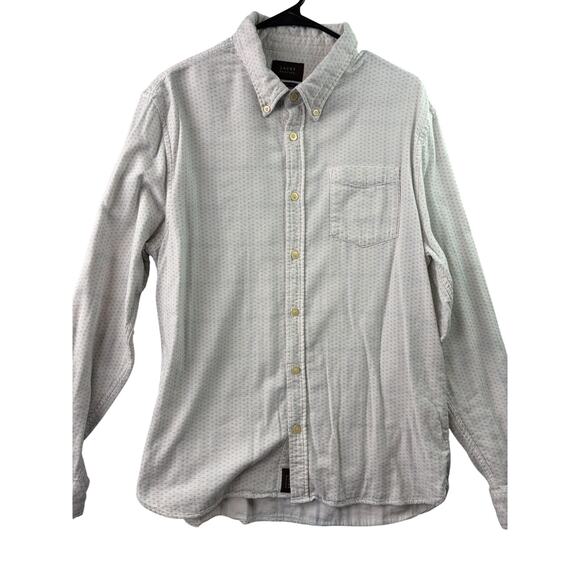 Jachs Other - JACHS New York White & Blue Long Sleeve Button-Down - Size L